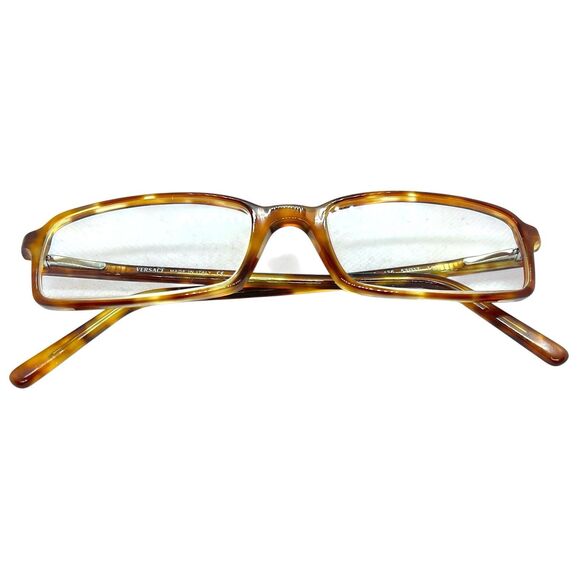 Versace Rectangular Eyeglasses Frames MOD 3009-136 Brown Tortoise 53-17-140 - Picture 5 of 11